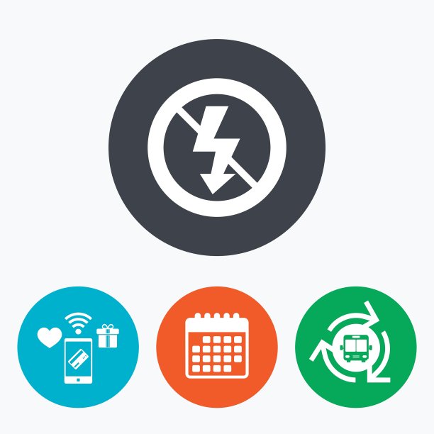 无照片闪光标志图标闪电符号图片下载