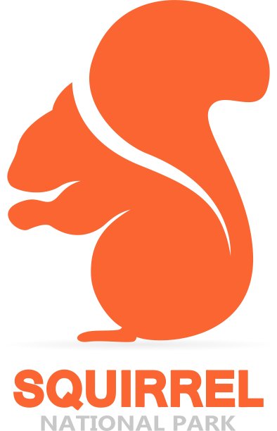 松鼠的标志图片下载