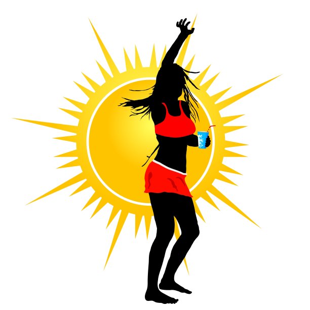 性感和热辣女孩剪影第二部分图片下载