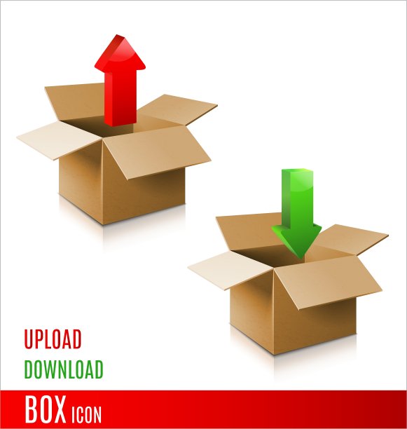 纸箱的图标图片下载