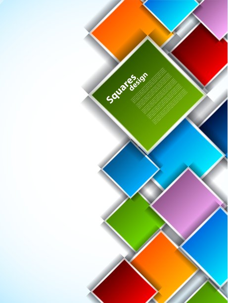 彩色方块背景图片下载