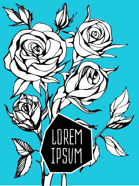 美丽的花卉背景艺术图片下载