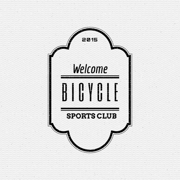 自行车徽章，标志和标签的任何用途图片下载