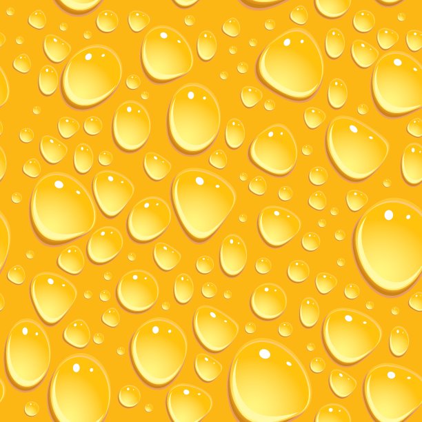 无缝啤酒泡沫背景与滴图片下载