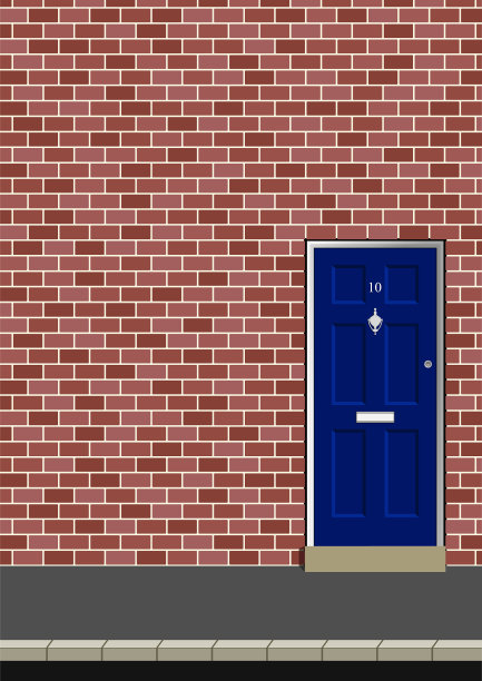 砖墙门图片下载