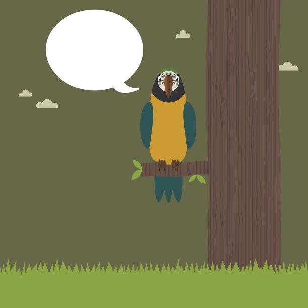 鹦鹉栖息图片下载