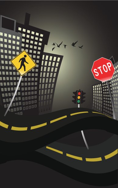 晚上的城市图片下载