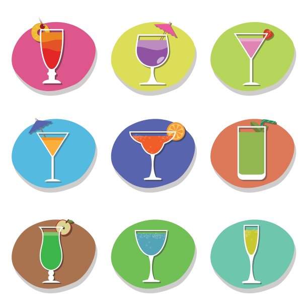 鸡尾酒的图标图片下载