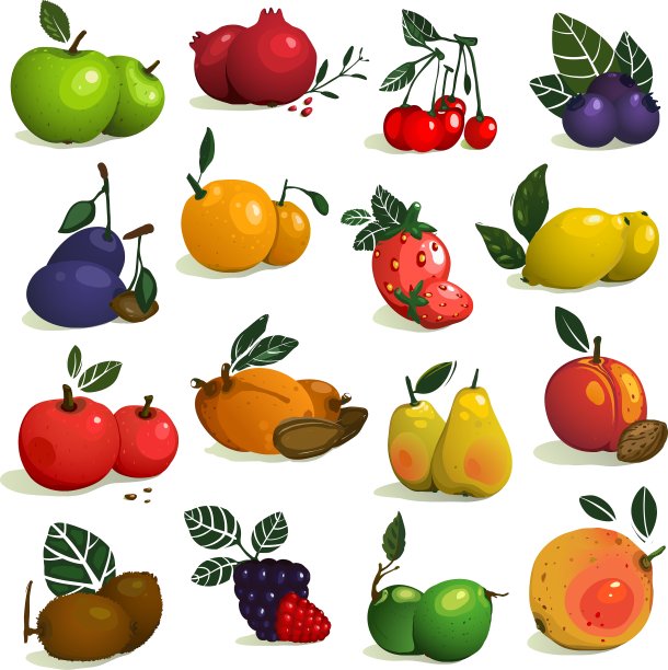 收集水果和浆果图片下载