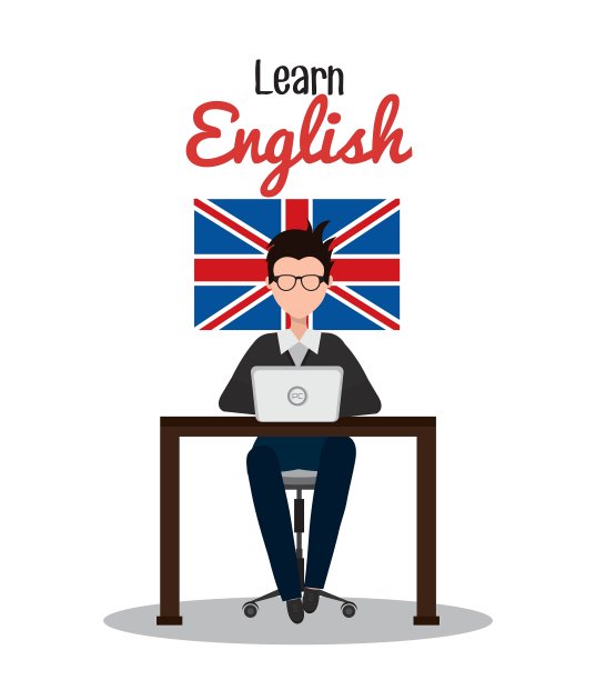 学习英语的设计图片下载