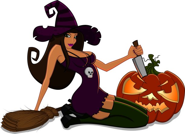 万圣节女巫图片下载