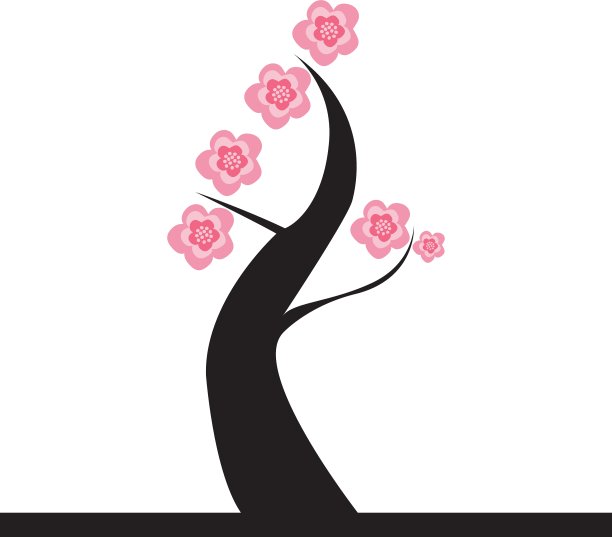 可爱的抽象树图片下载