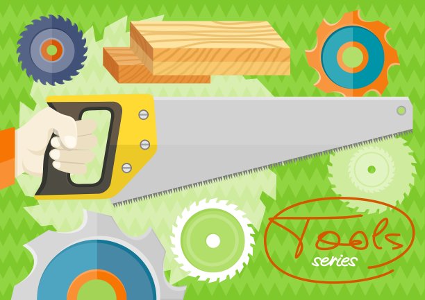 用于木材的手锯图片下载