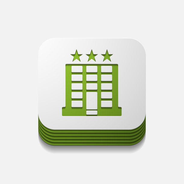 方形按钮酒店图片下载