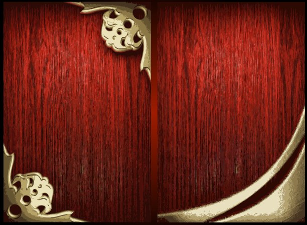 木材和黄金背景设置图片下载