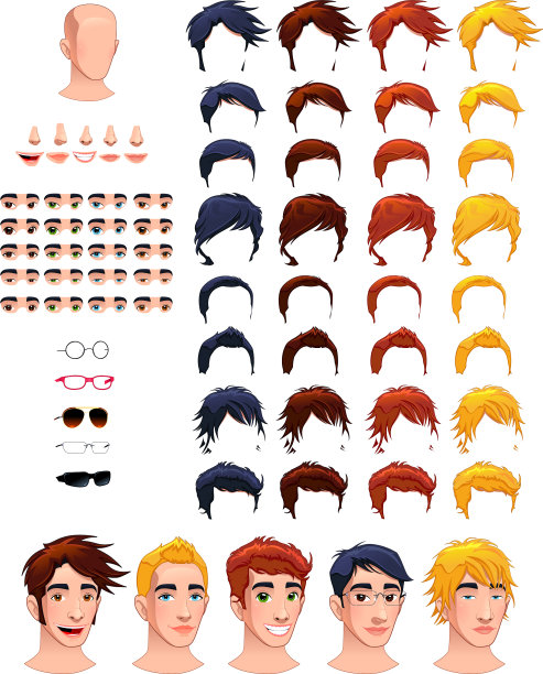 时尚男性的化身图片下载