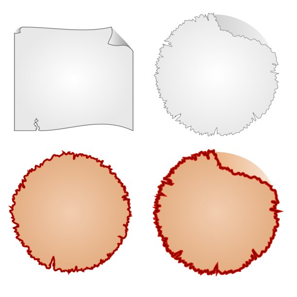 圆框或损坏的设备和破烂图片下载