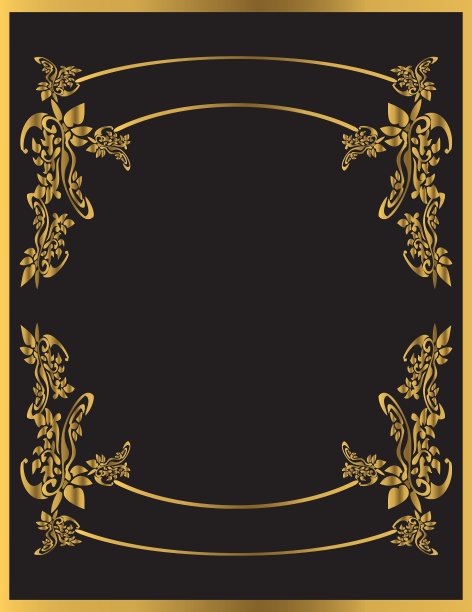 黄金框架图片下载