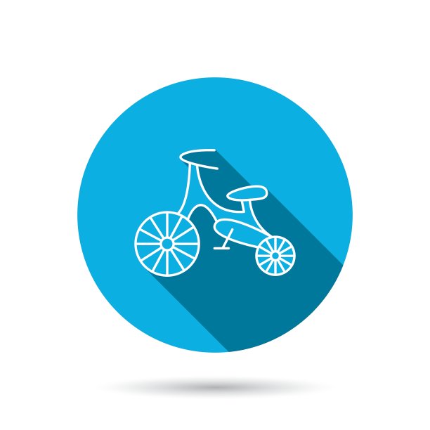 自行车图标儿童跑步自行车标志图片下载