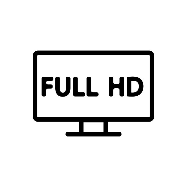 全高清质量图标矢量轮廓插图图片下载