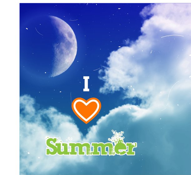 我喜欢夏天图片下载