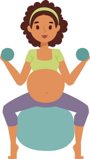 孕妇性格运动图片下载