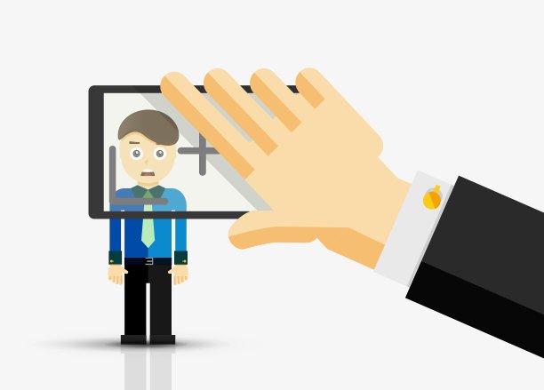 与商人合影图片下载