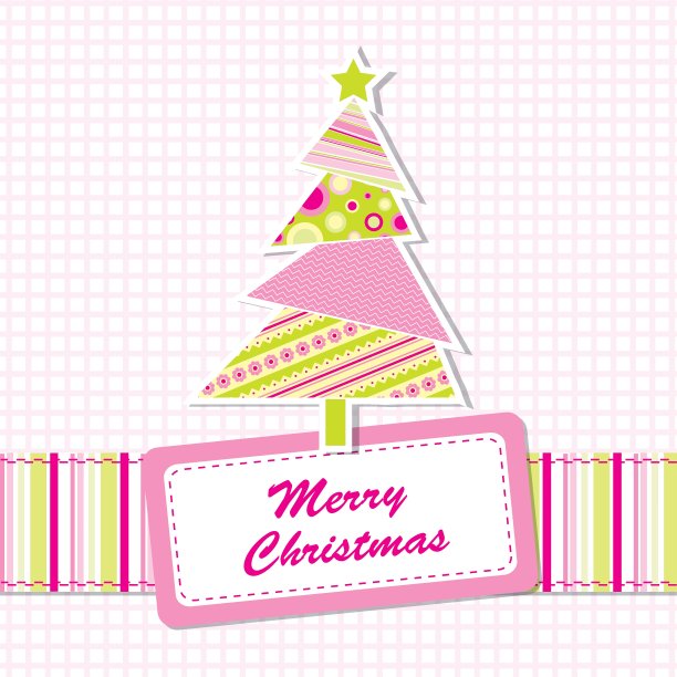 模板圣诞贺卡eps10图片下载