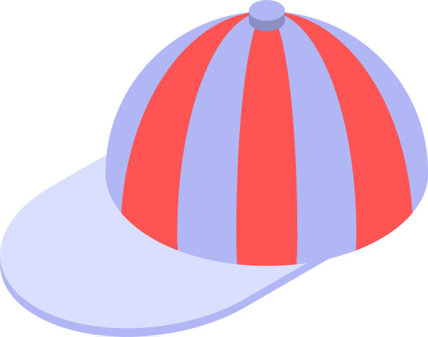 棒球帽图标等距风格图片下载