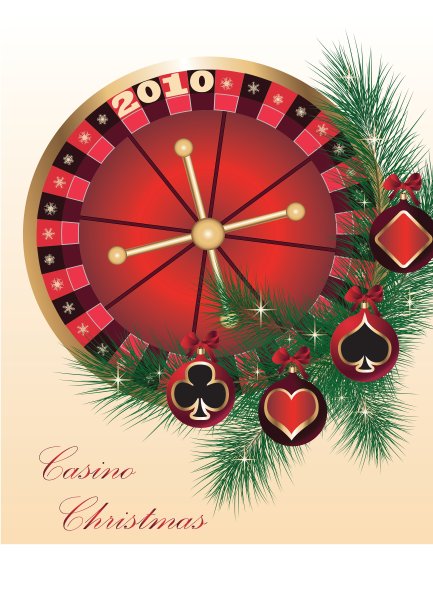 赌场的圣诞节图片下载