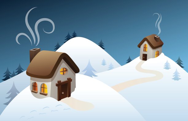 冬天国家场景图片下载