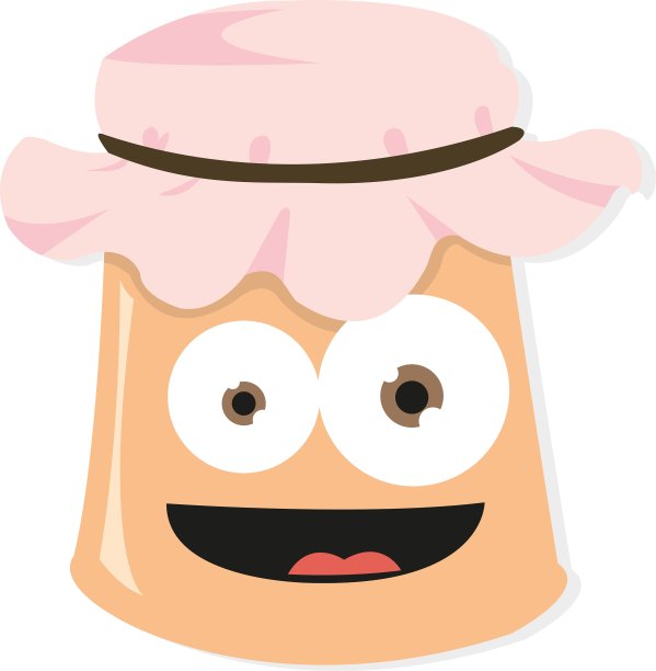 有趣的果酱罐图片下载