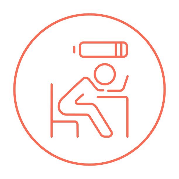 商人在低功率线图标图片下载