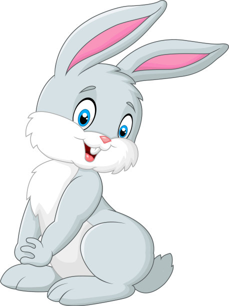 可爱的卡通兔子图片下载