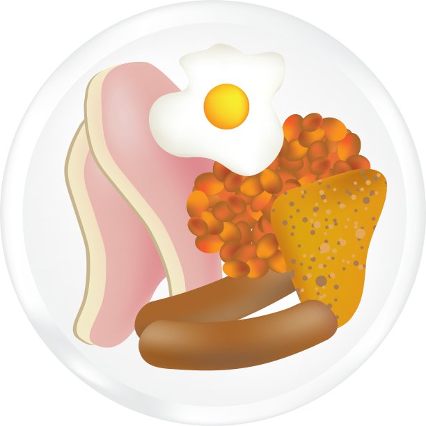 油炸的早餐图片下载