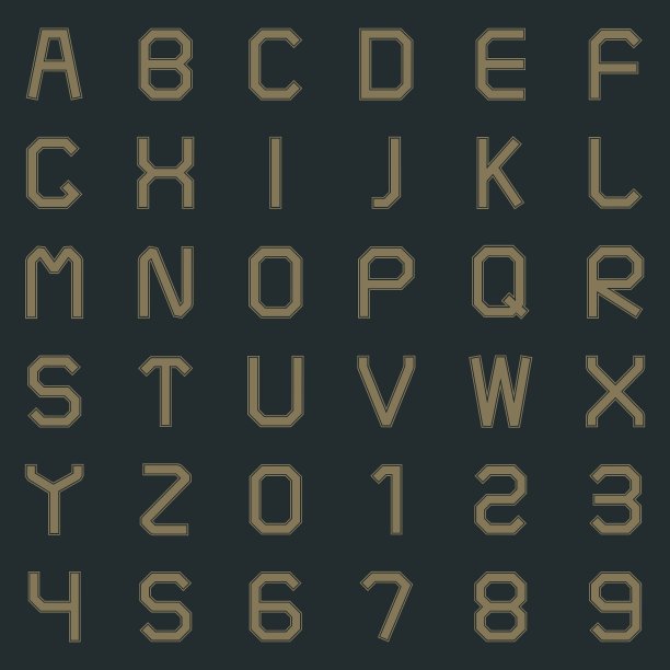 字母和数字组合图片下载