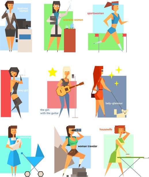 女性的生活方式图片下载