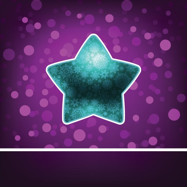 蓝星上的紫罗兰抽象新年快乐eps 8图片下载