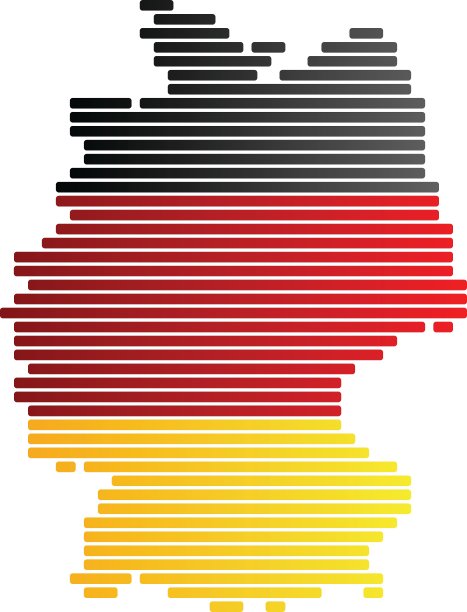 德国地图和国旗图片下载