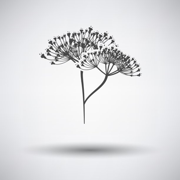 迪尔图标在灰色的背景图片下载