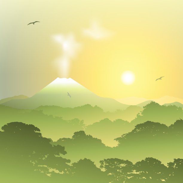 火山景观图片下载