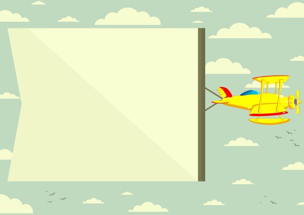 双翼飞机,横幅图片下载