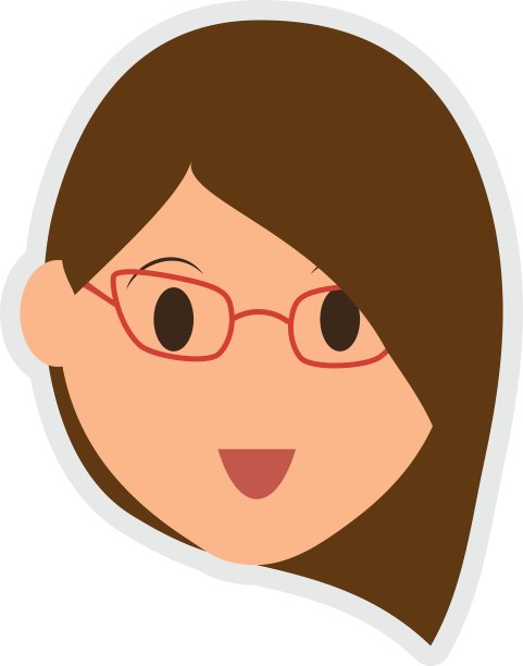 女性头像人物设计图形图片下载