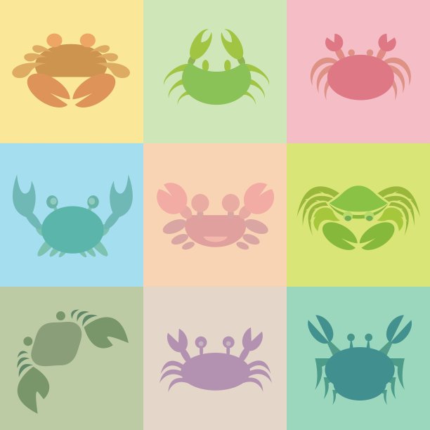 蟹群体图片下载