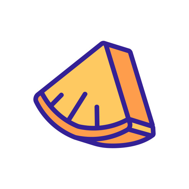 杯橙汁图标矢量轮廓插图图片下载