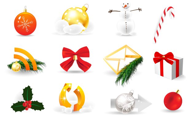 圣诞节图标设置图片下载