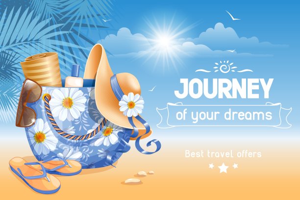 海滩配件图片下载