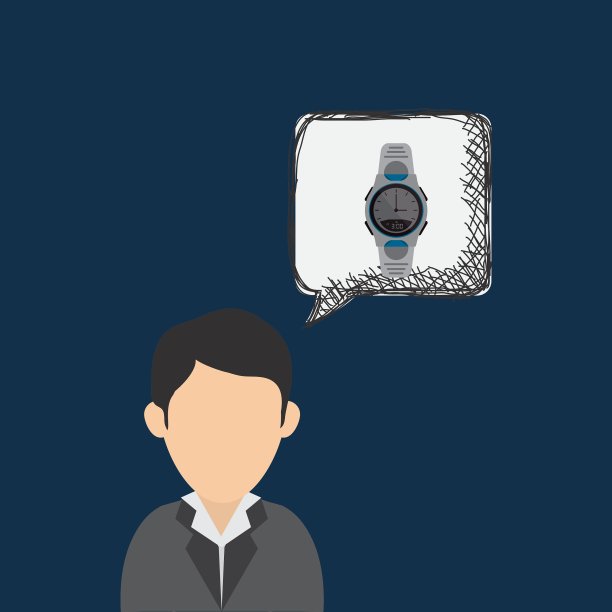 可穿戴技术设计无线图标平坦图片下载