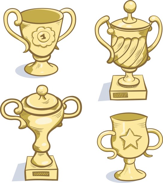 黄金奖杯收藏图片下载