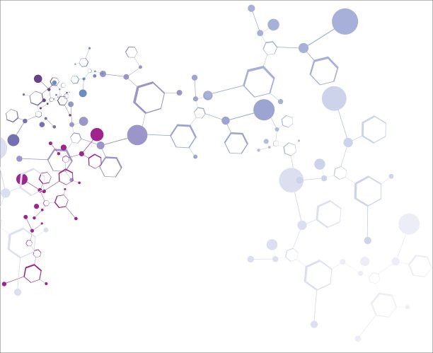 摘要分子结构背景图片下载